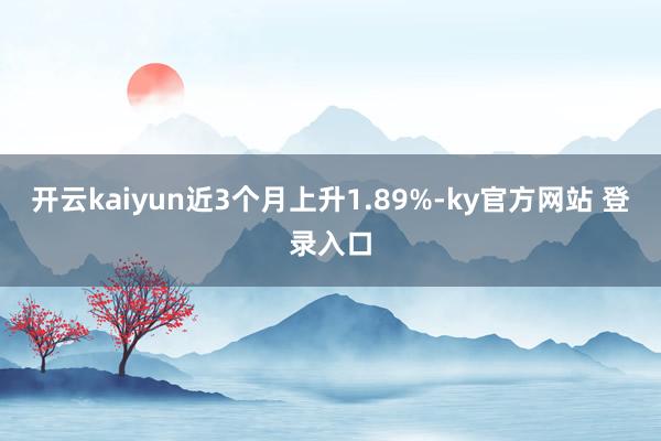 开云kaiyun近3个月上升1.89%-ky官方网站 登录入口