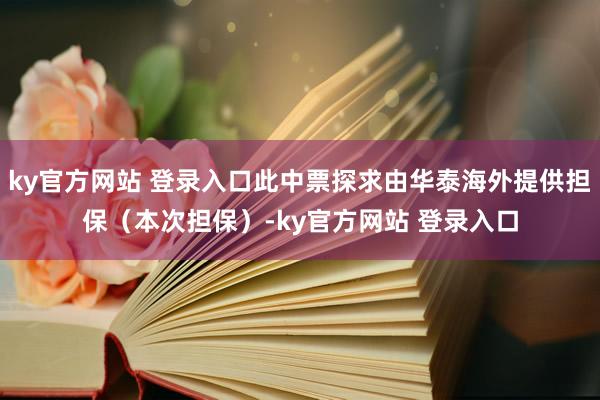 ky官方网站 登录入口此中票探求由华泰海外提供担保（本次担保）-ky官方网站 登录入口